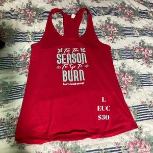 Burn boot camp tank - holiday season